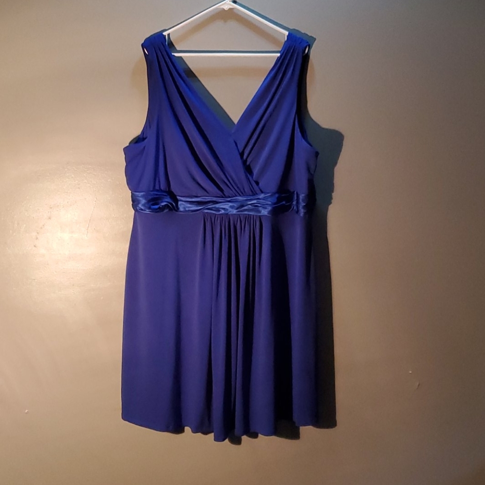 David's bridal blue dress